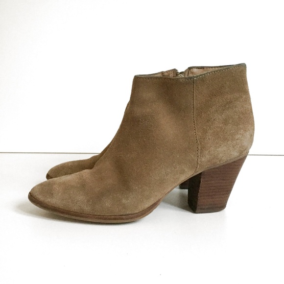 J Crew Classic Tan Ankle Boots Booties 10 - Picture 3 of 5